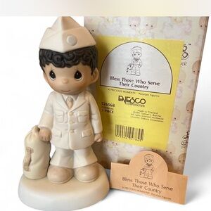 Precious Moments Soldier Figurine -‘Bless Those Who Serve Their Country’